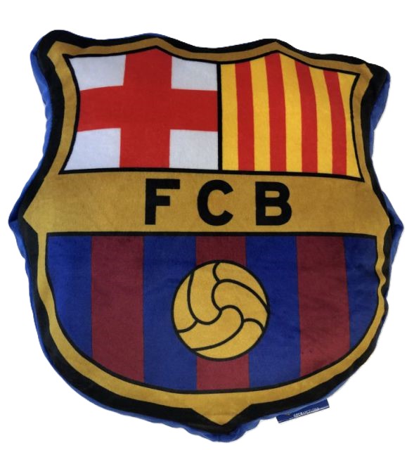 COJÍN F.C. BARCELONA ESCUDO (LICENCIA OFICIAL)