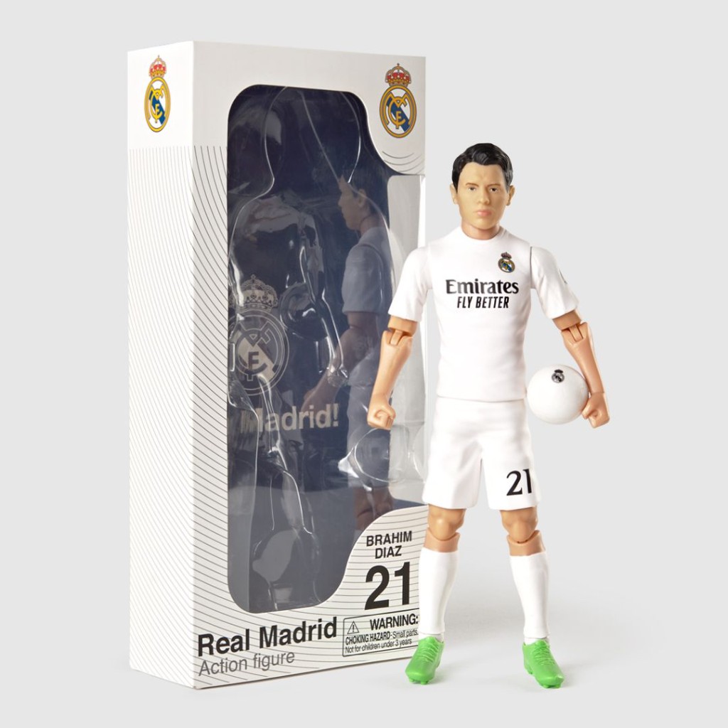 FIGURA SOCKER REAL MADRID BRAHIM 20CM (LICENCIA OFICIAL)