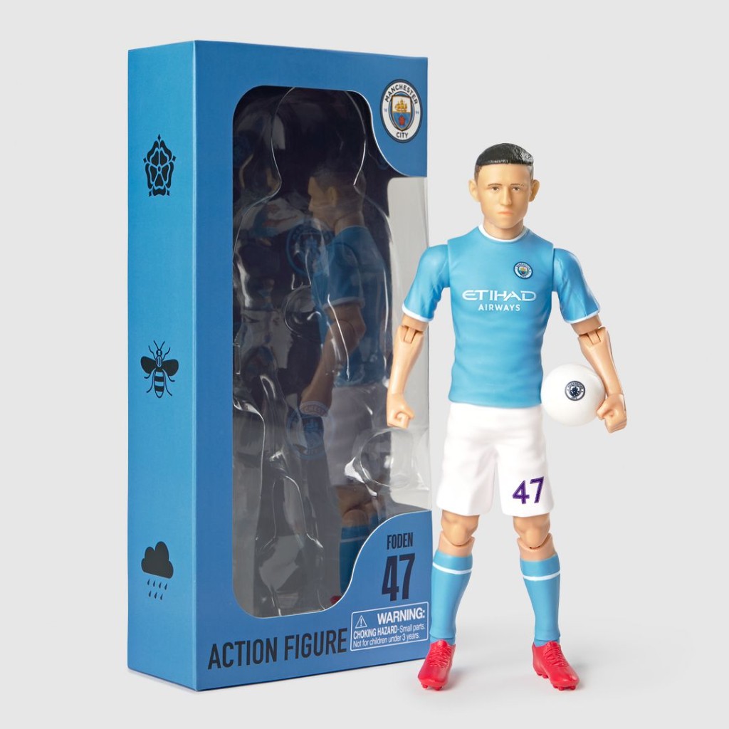 FIGURA SOCKER MANCHESTER CITY FODEN 20CM (LICENCIA OFICIAL)