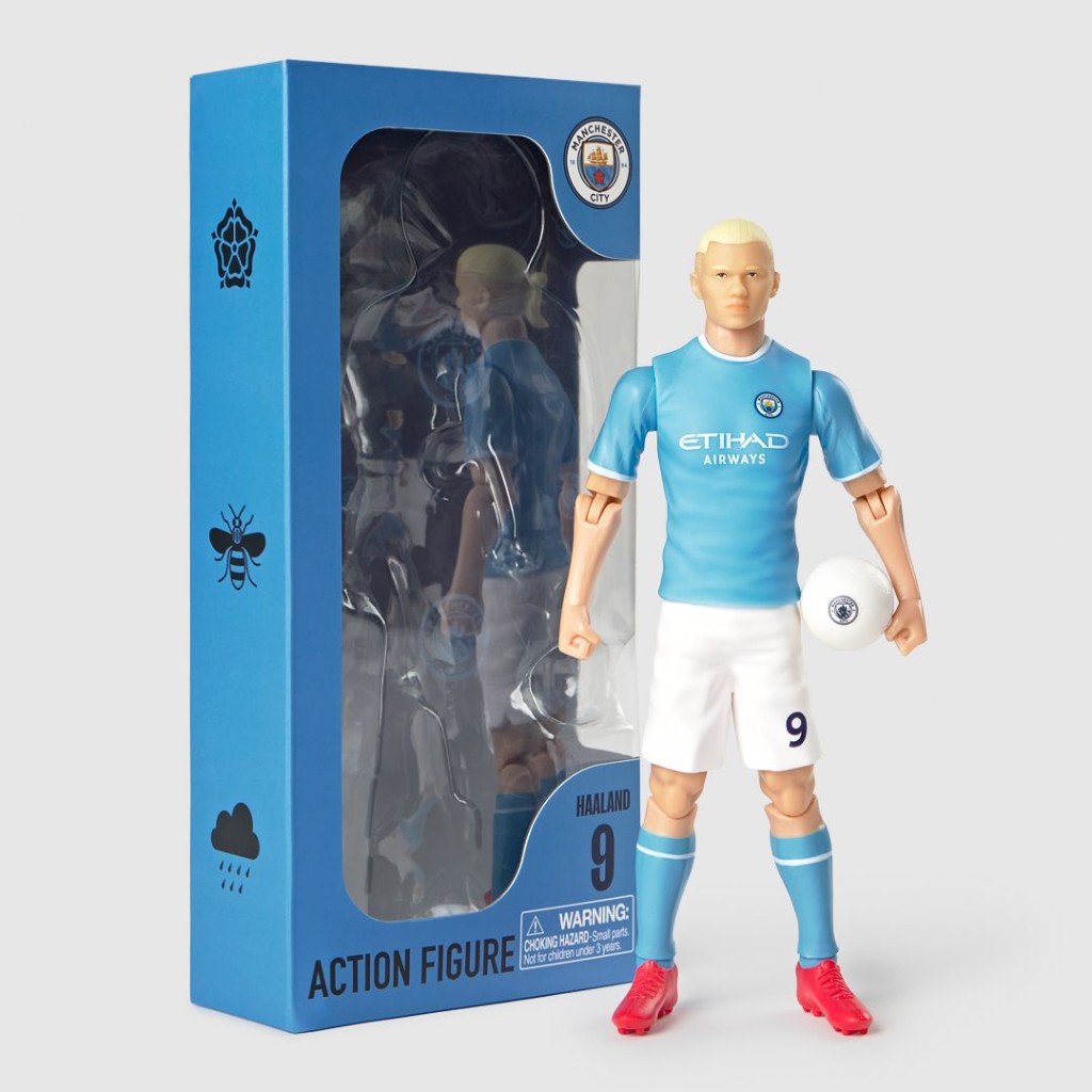 FIGURA SOCKER MANCHESTER CITY HAALAND 20CM (LICENCIA OFICIAL)