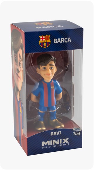 FIGURA MINIX F.C. BARCELONA GAVI 12CM (LICENCIA OFICIAL)