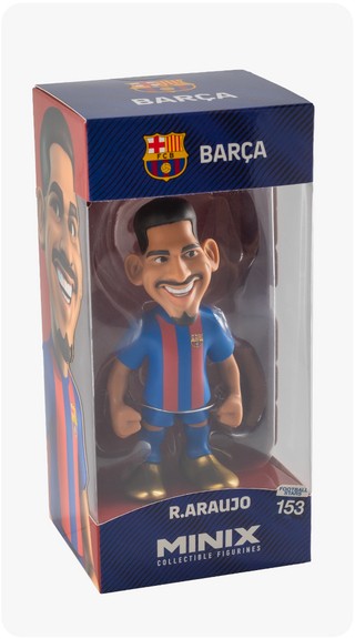 FIGURA MINIX F.C. BARCELONA ARAUJO 12CM (LICENCIA OFICIAL)