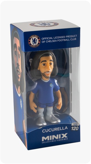FIGURA MINIX CHELSEA CUCURELLA 12CM (LICENCIA OFICIAL)
