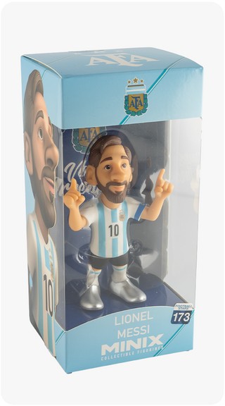 FIGURA MINIX ARGENTINA MESSI 12CM (LICENCIA OFICIAL)
