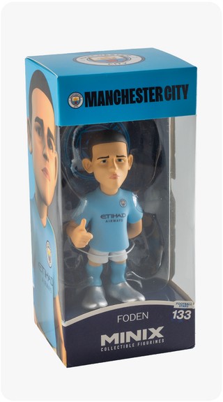 FIGURA MINIX MANCHESTER CITY FODEN 12CM (LICENCIA OFICIAL)