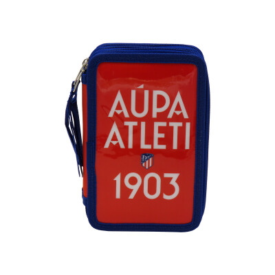 ESTUCHE ATLÉTICO DE MADRID TRIPLE (LICENCIA OFICIAL)