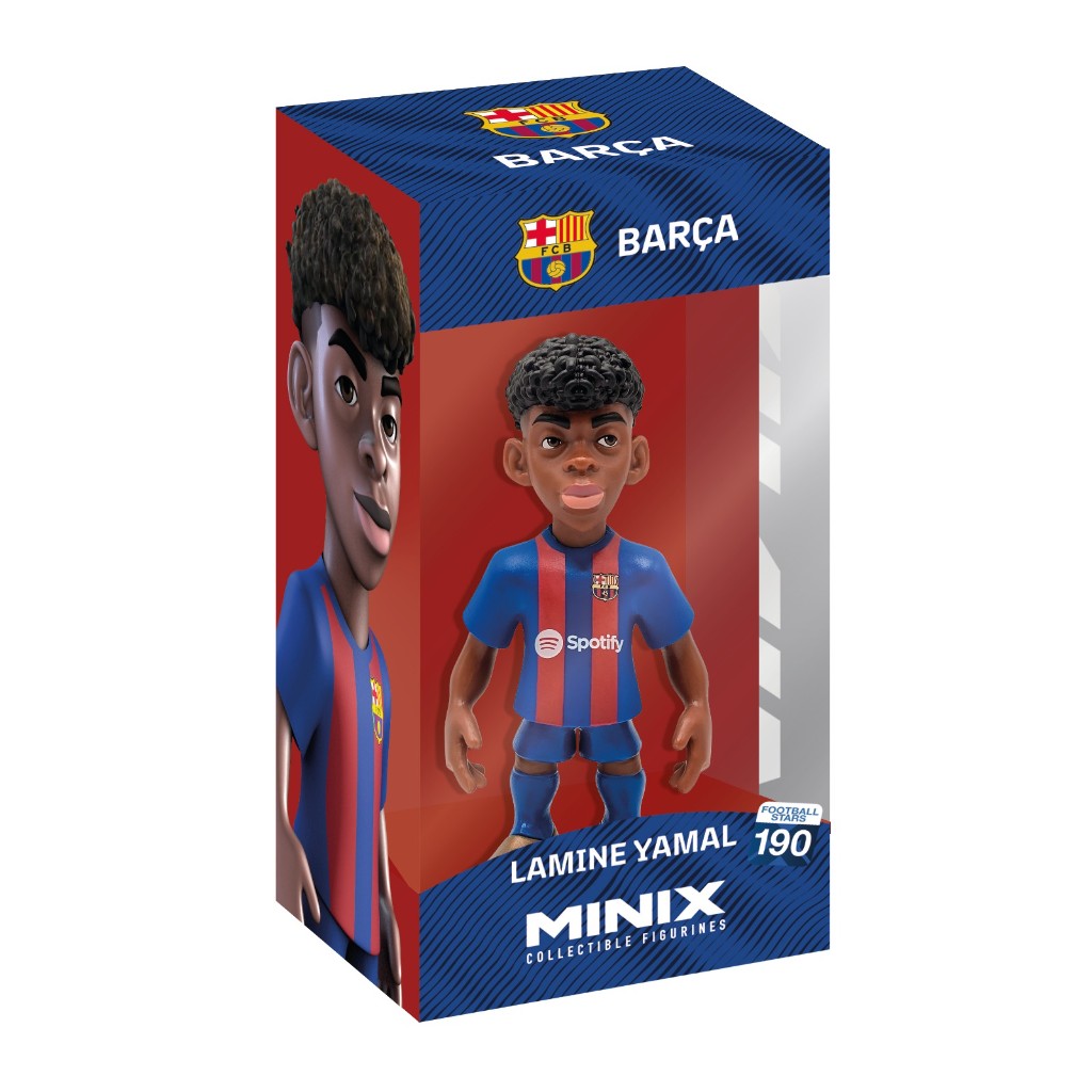 FIGURA MINIX F.C. BARCELONA LAMINE YAMAL 12CM (LICENCIA OFICIAL)