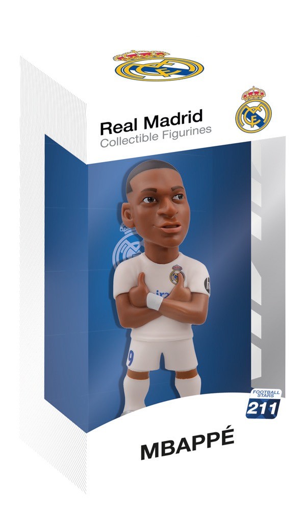 FIGURA MINIX REAL MADRID KYLIAN MBAPPÉ 12CM (LICENCIA OFICIAL)