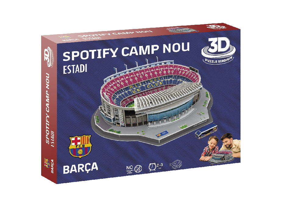 PUZZLE 3D F.C.BARCELONA SPOTIFY CAMP NOU (LICENCIA OFICIAL)