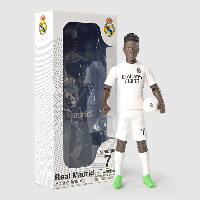 FIGURA SOCKER REAL MADRID VINICIUS JR 20CM (LICENCIA OFICIAL)