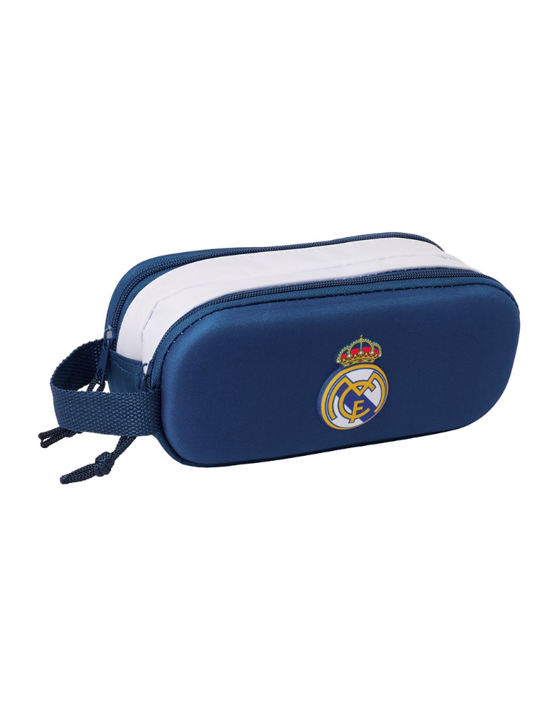 ESTUCHE REAL MADRID 3D DOBLE (LICENCIA OFICIAL)