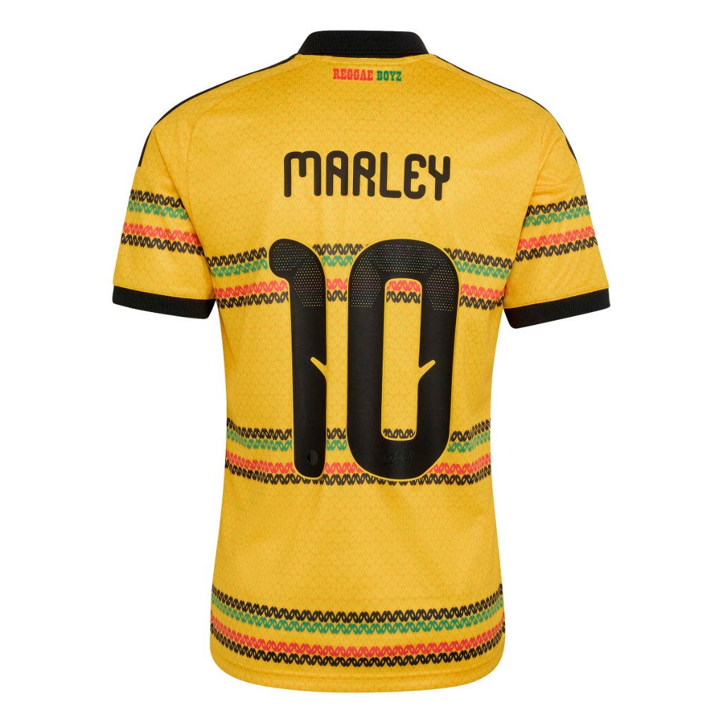 CAMISETA JAMAICA + BOB MARLEY 10 1º EQUIPACIÓN WC26 - EDICIÓN ESPECIAL