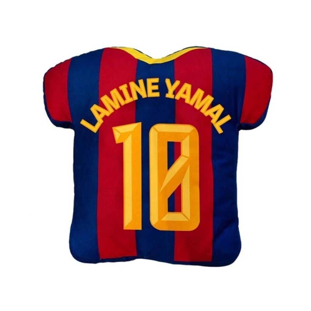 COJÍN F.C. BARCELONA LAMINE YAMAL +10 (LICENCIA OFICIAL)