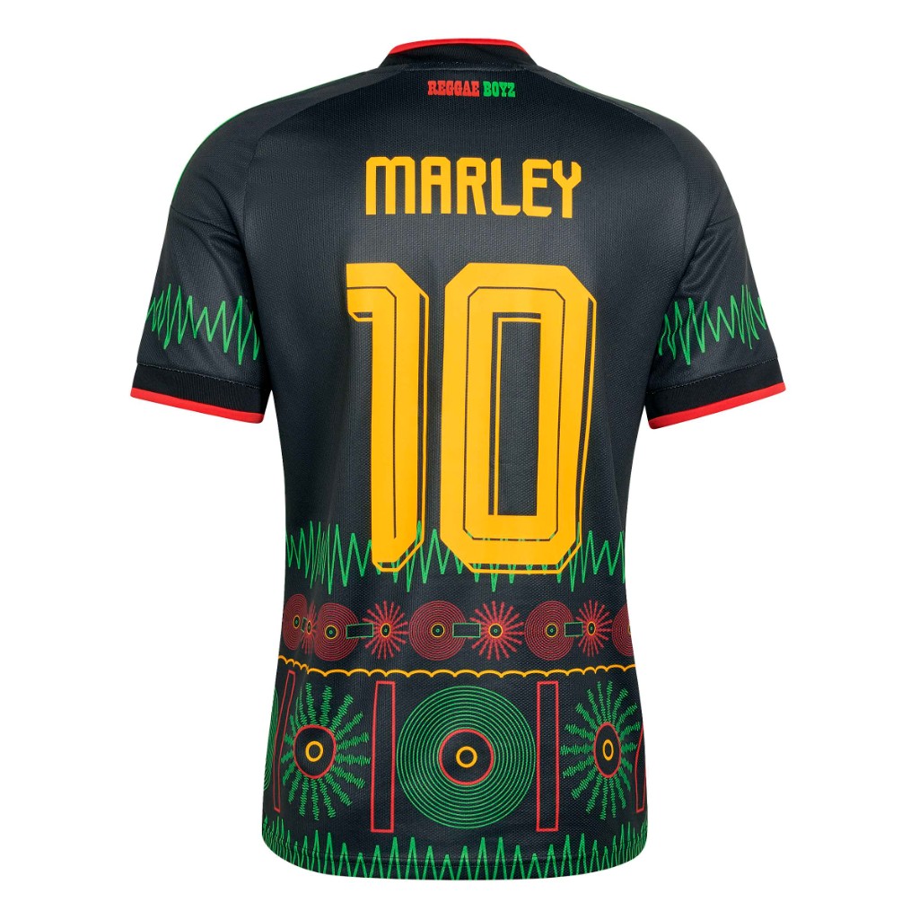 CAMISETA JAMAICA + BOB MARLEY 10 2º EQUIPACIÓN WC26 - EDICIÓN ESPECIAL