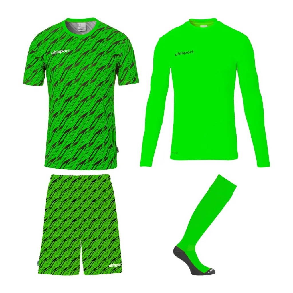 CONJUNTO PORTERO UHLSPORT BUNDLE (4 PIEZAS)
