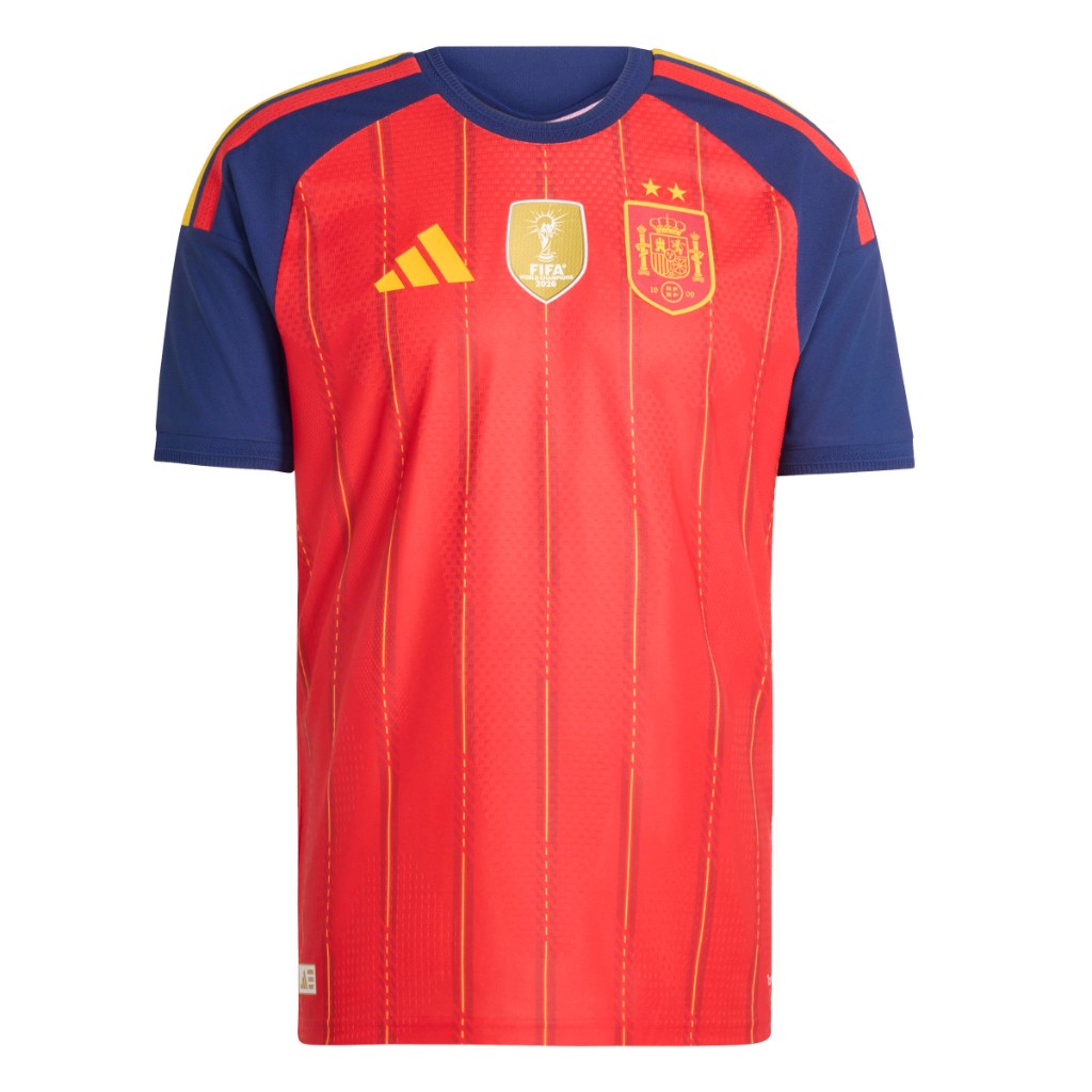 CAMISETA ESPAÑA 1º EQUIPACIÓN WC26 - AUTHENTIC 2 ESTRELLAS